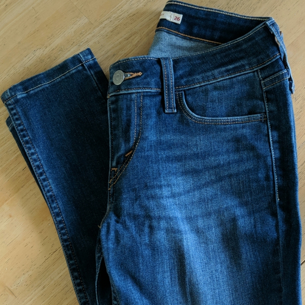 Low rise super skinny Levi's 535